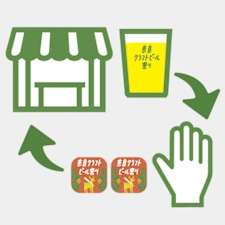 楽しみ方ステップ2: ブースで交換